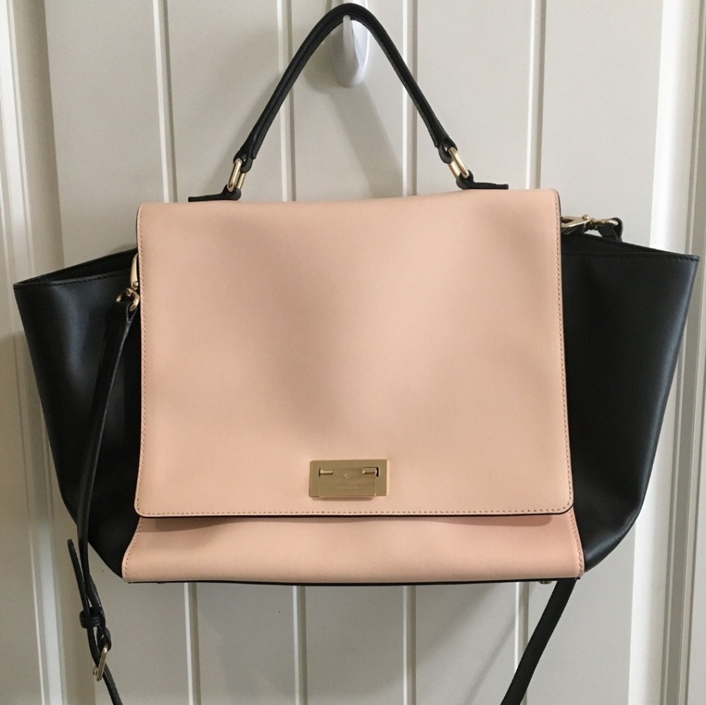 Kate Spade Black and Pink Satchel